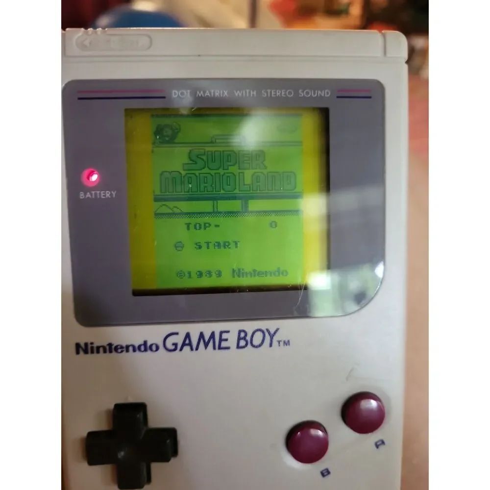 VERY FIRST Nintendo Game Boy Launch Edition Handheld System - Gray Works Tested